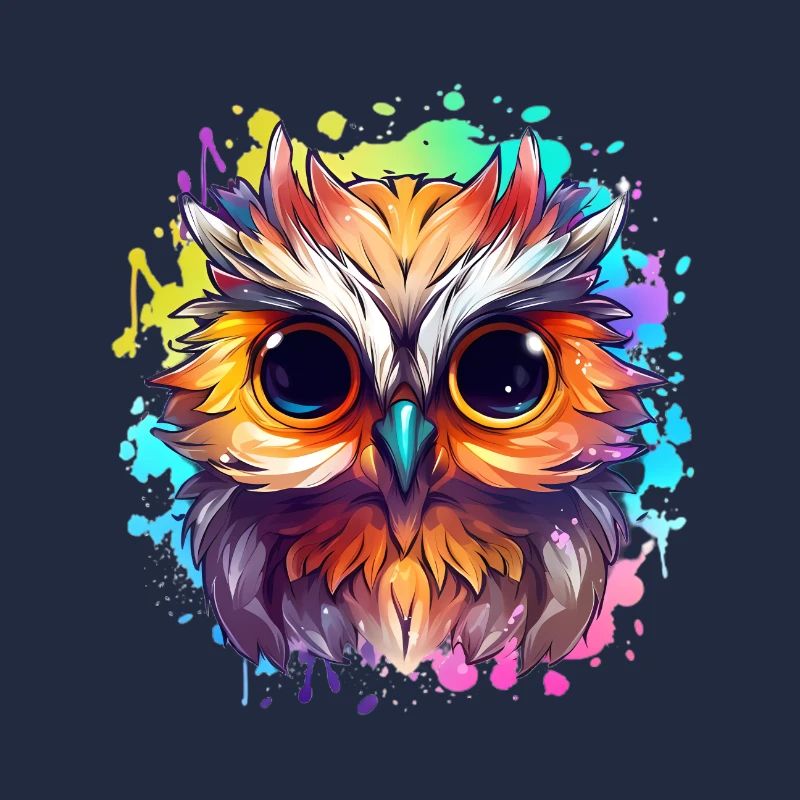 Niedliche Wachsame Eule | Nachtschwärmer Eule