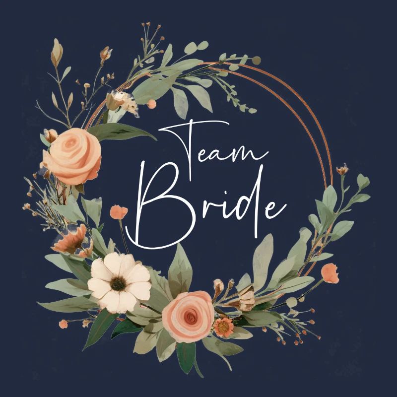 Couronne de fleurs de l’équipe Bride