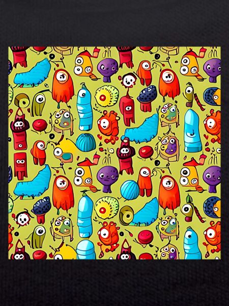 Happy Monsters Pattern
