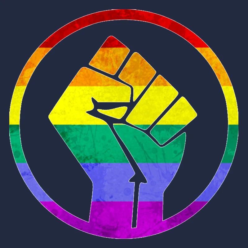 Fist Flag out LGBT
