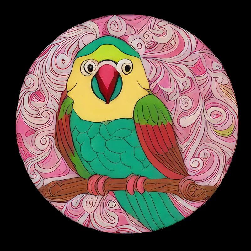 beautiful bright parrot |