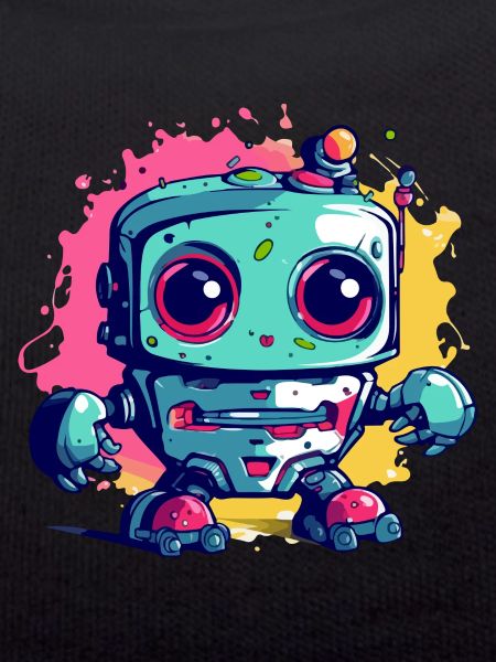 Bloc le robot kawaii