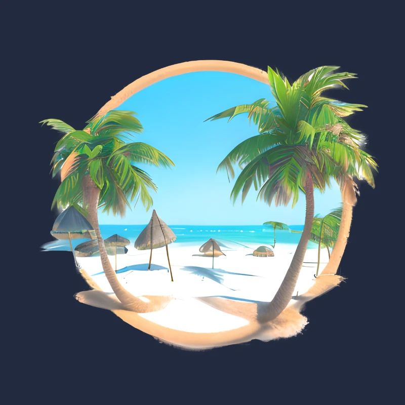 Vacances d’été Plage Palm Islands Island Sun Palm Tree