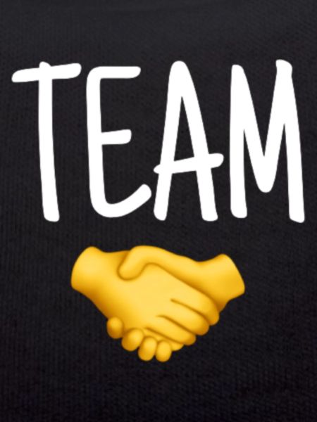 "Team" font imprint