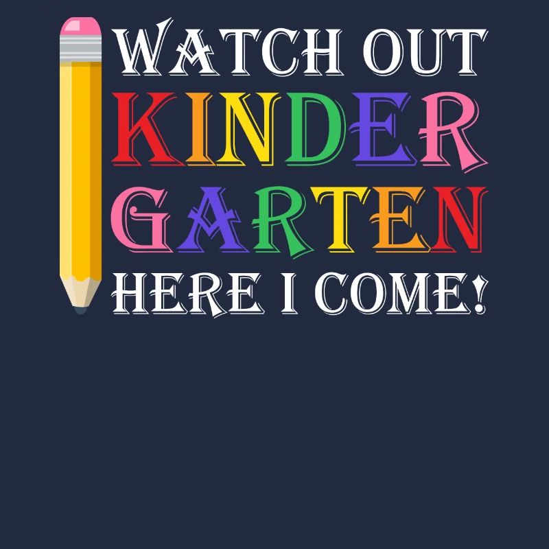 Kindergarten Kindergärtner Lehrer Regenbogenfarben