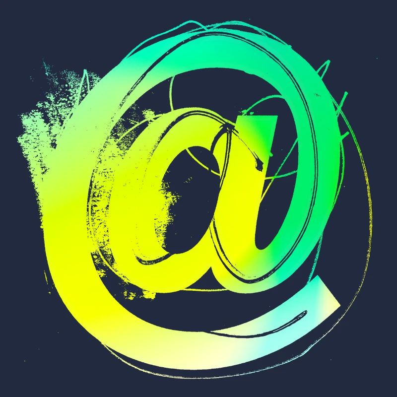 Internet email www drôle de mème grunge tech leters