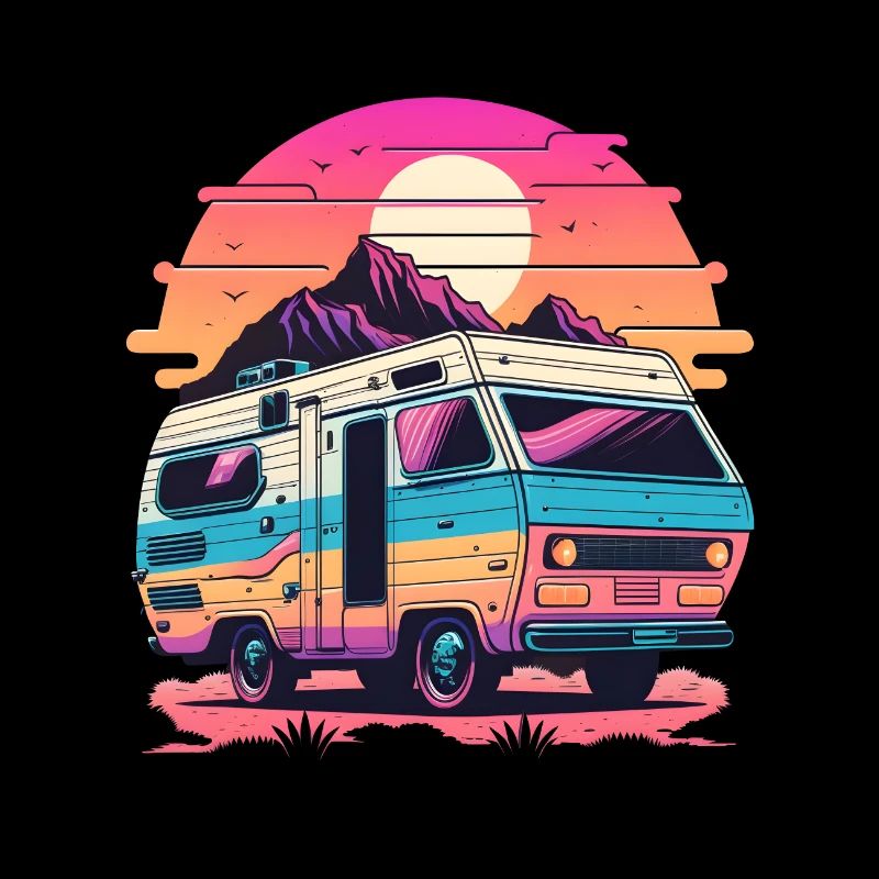Synthwave Camper