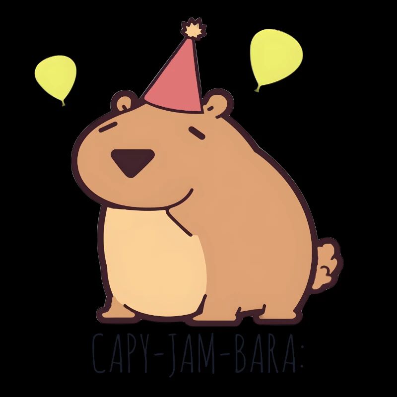 Feierliches Capybara