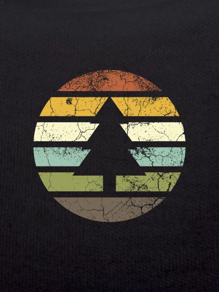 Retro pine tree