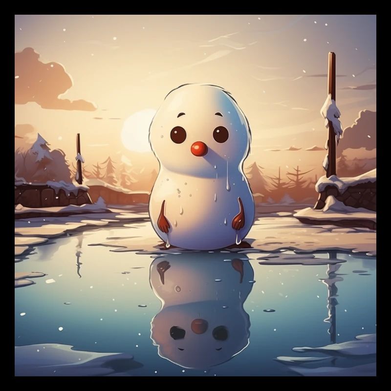 Lustighausen - Comic Style Snowman