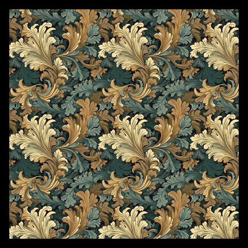 Leaves Seamless Pattern Leaf Foliage Nature Print