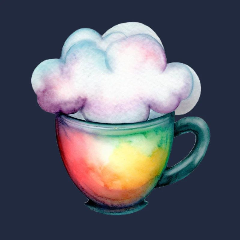 Kaffee mit Wolke