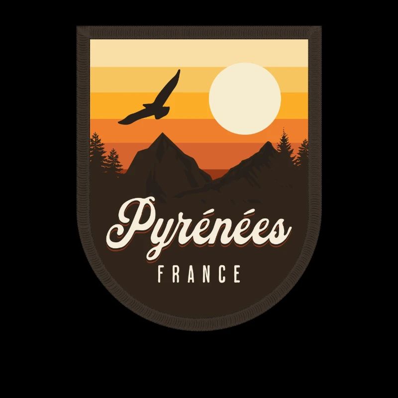 Pyrenees France Retro Hiking