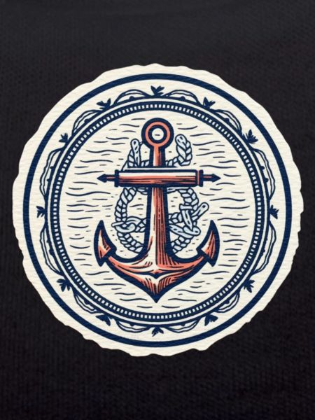 Logo d’ancre, nautique