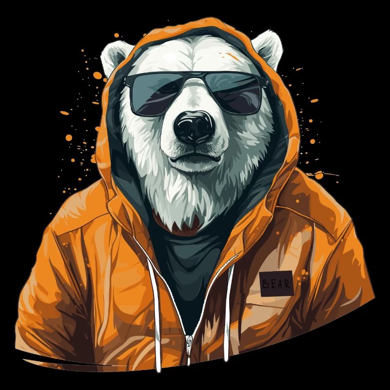 Street style bear | Polar Bear Lovers