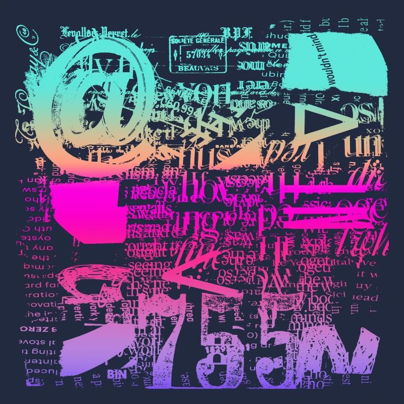 Newspaper Clipps Scrapbook Magazines Alphabet Code