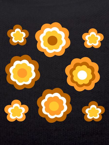 70s Flower Pattern Retro