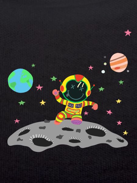 Yellow and red astronaut
