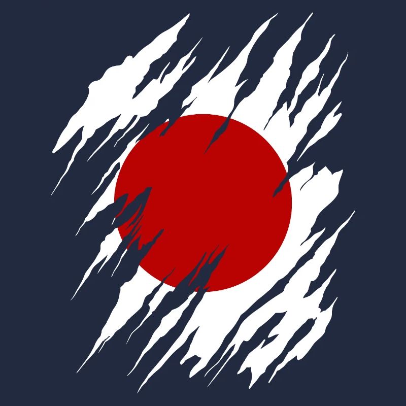 Drapeau du Japon utilisé Look Nihon drapeau japonais