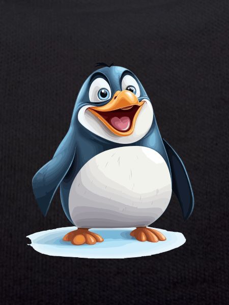 the cheerful penguin