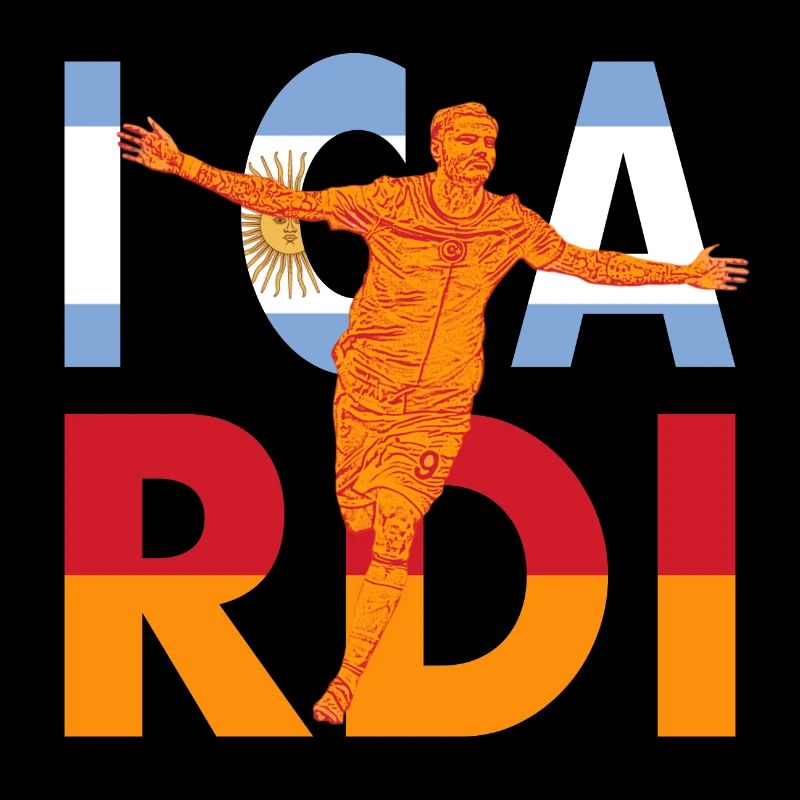 Mauro Icardi Argentinien Gelb Rot