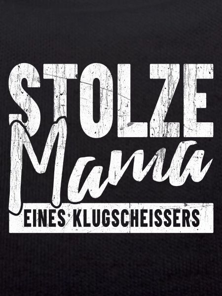 Stolze Mama eines Klugscheißers