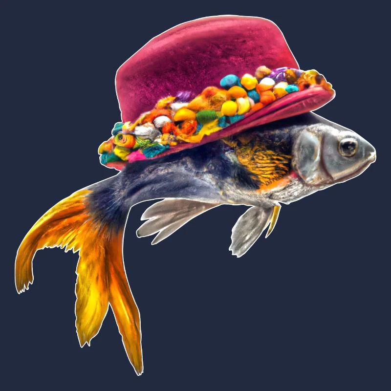Fisch mit Hut
