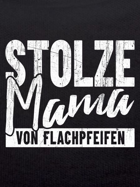 Stolze Mama von Flachpfeifen