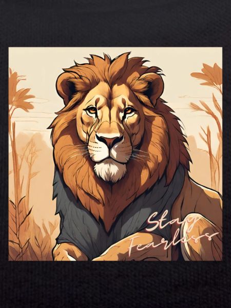 Stay Fearless - Lion Design