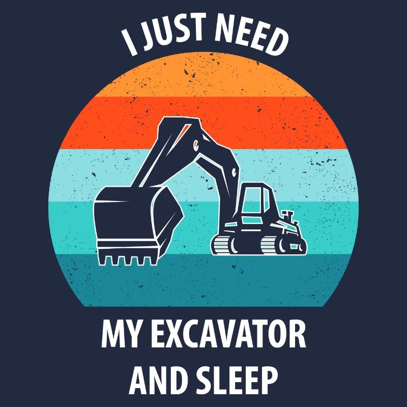 Bagger Baggerfahrer Baggerwagen