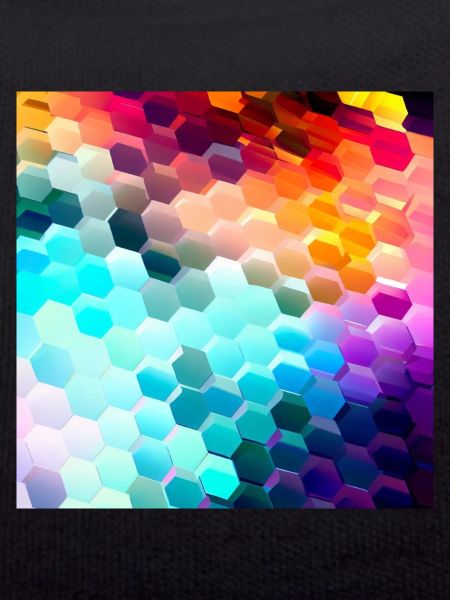 Bunter Hexagon-Rausch