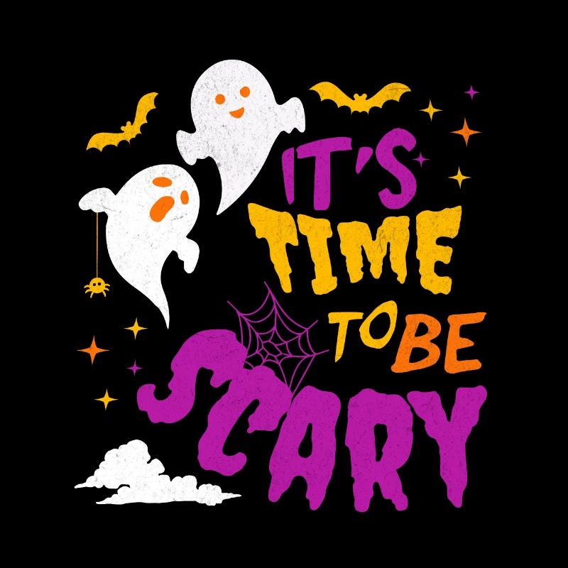 Time to be Scary Halloween Ghosts
