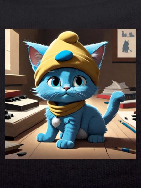 Blaue Katze