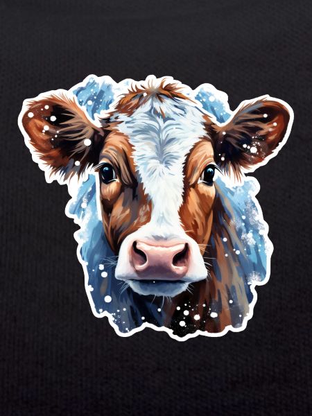 Beef in the snow