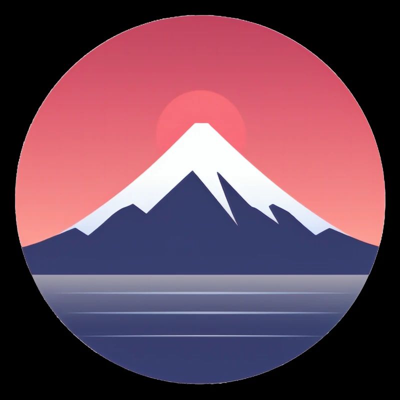 Minimalist Mt. Fuji