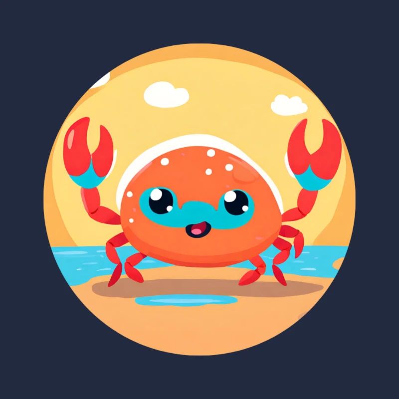Plaisir du crabe de plage
