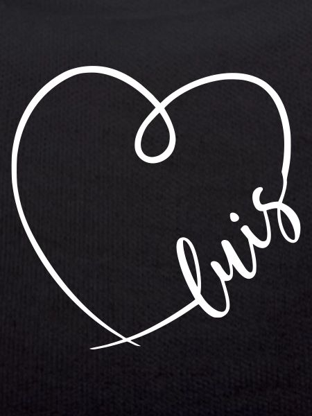 Luis Name Calligraphy Heart