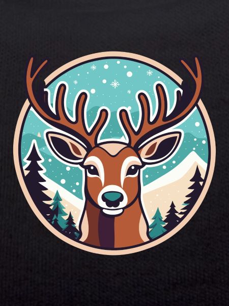 Reindeer Christmas Drawing