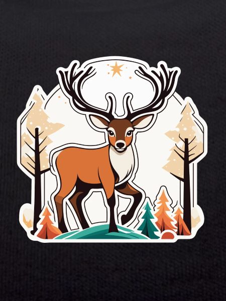 Reindeer Christmas Drawing