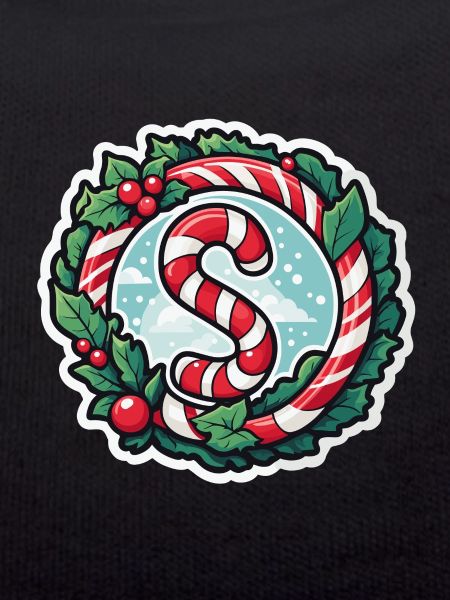 Candy Cane Christmas Drawing