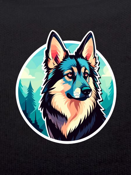 German Shepherd Illustration