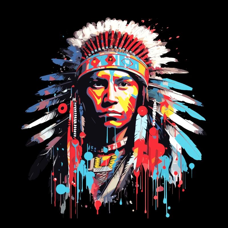 American Native Indian Brave Warrior Inspiration