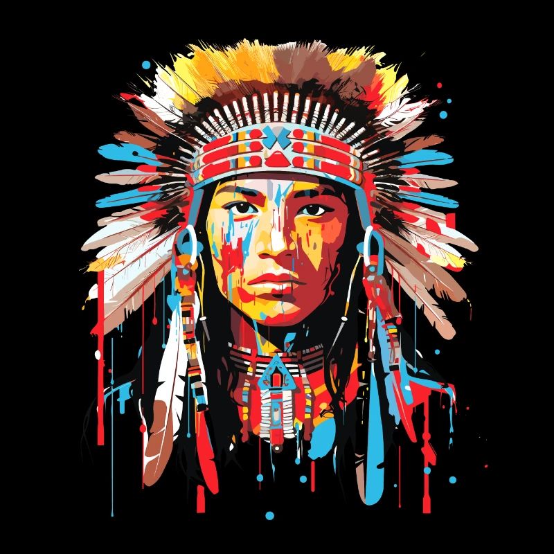 American Native Indian Brave Warrior Inspiration