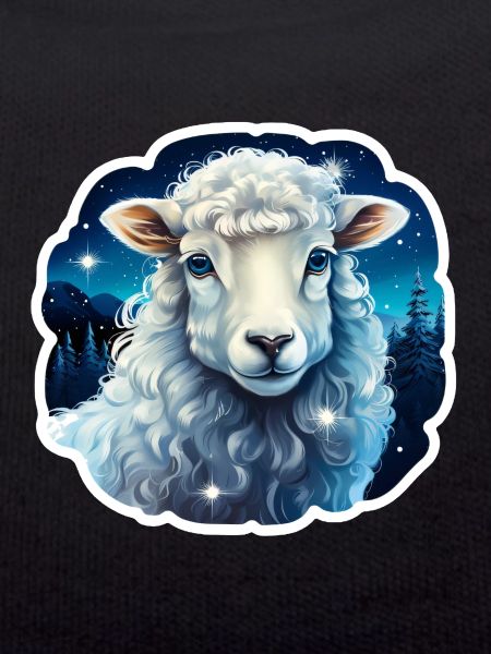 Winter Night's Sheep