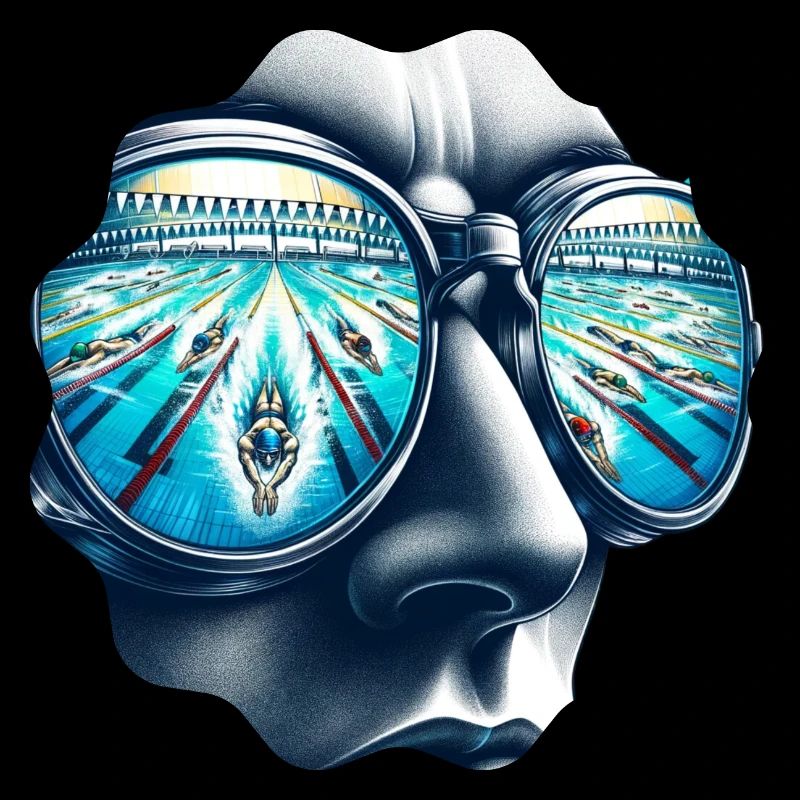 Focus du champion de natation