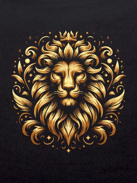Lion Head Gold Patterns