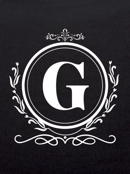 Buchstaben-G-Dekoration
