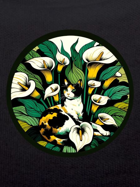Calla Lily Calico Cat