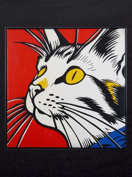 Cat, cat motif, comic