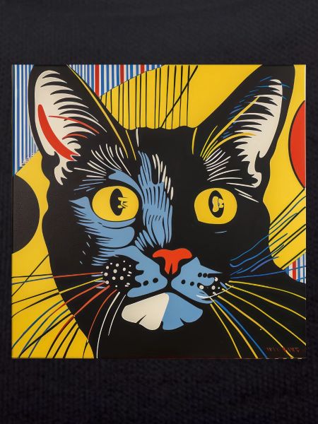 Cat, cat motif, comic